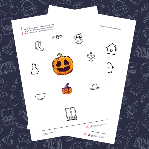 Karty pracy - Halloween