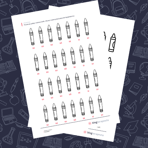 Karty pracy - Dzień Kredki