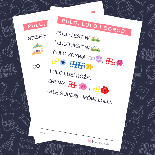 Numicon - Pulo i Lulo - Ogród
